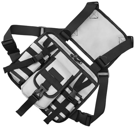 Equipos tácticos para Pecho Arnés de Gran Capacidad Equipos para Pecho Bolsa de Ciclismo Bolsa para Deportes Aire Libre Fundas Chaleco para Mujer Hombre Fundas Chaleco para Hombres y Mujeres