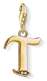 Thomas Sabo Damen Charm-Anhänger L Buchstabe Charm Club 925 Sterling Silber 1618-414-39
