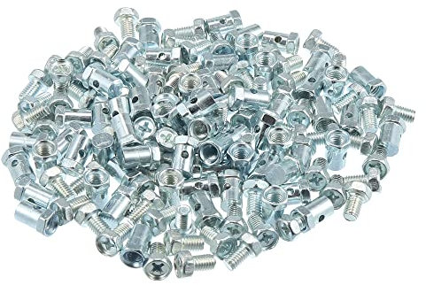 sourcing map 70 Stück 5mm Gewindedurchmesser Bremskabel Draht lötfreie Nippelschraube für Motorrad