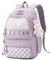 JANSBEN Mochila Escolar Niña Niño Adolescente Backpack Bolsas Escolares Impermeable Nylon Mucho-Compartimentos 21L