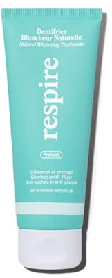 l'essentiel Dentifrice Blancheur Naturelle 75ml Crème unflavored Nettoyage quotidien des dents, élimination taches, fraîcheur d'haleine Adulte