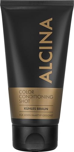 ALCINA Color Conditioning Shot Kühles Braun | 1 x 150 ml | Haarspülung mit intensivem Farbauffrischungs-Effekt & Farberhalt | Spürbare Pflege für Glanz & Geschmeidigkeit | Nur 2 bis 5 Min. Anwendung