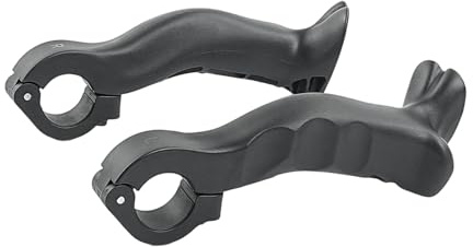 AMISENK Estensione ergonomica per manubrio di biciclette per migliorare il comfort e le posture, impugnature leggere e regolabili, adattatori universali per manubrio della bici