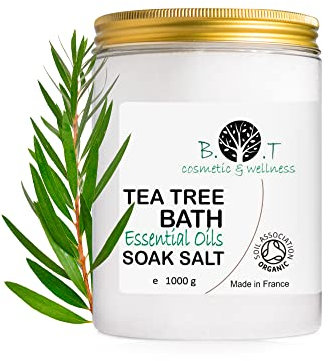 B.O.T Cosmetic & Wellness - Sales de Magnesio y Mar Muerto, Aceites Esenciales para Baño, 100% Naturales, Limpieza Piel, Alivio Pies Cansados, 1kg