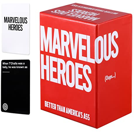 Marvelous Heroes Card Games for Adults and Family, Party Games