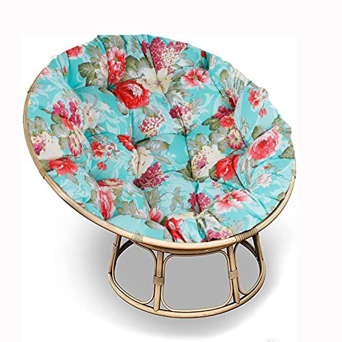 SRHWBF Papasansessel Kissen Papasan-Sitzkissen Papasan-Stuhlkissen Outdoor Kissenkissen bequem Für Innen Balkon Draussen Patio Garten (NUR Kissen) (7 Ø140cm/55.1 in)