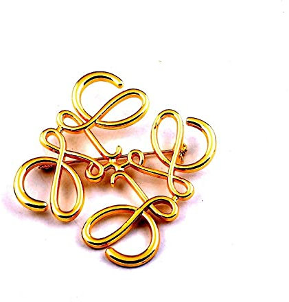 Brosche Frauen Temperament Anzug Jacke Brust Ornamente quadratisch hohl einfache Pullover Pin Zubehör Damenmode Schmuck für Mama