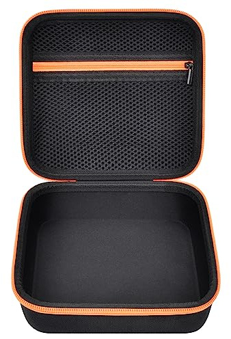 PSofcake Tasche für Bosch Home and Garden Akku Reinigungsbürste UniversalBrush. Tragetasche, USB-Kabel, Reinigungsaufsätze enthalten(Nur Aufbewahrungsbox) -Orange, Orange Zipper | Stoßfeste Schale, Netztasche für Aufsätze und USB-Kabel, Für Küche, Bad und Garten, Orangefarbener Reißverschluss, Nur Etui
