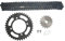 Kit de Piñón de Cadena, Cadena 420 155 Mm 37T Piñón Trasero Delantero 17T Y Juego para Ajuste Universal a Dirt Mini Bikes ATV Go Kart