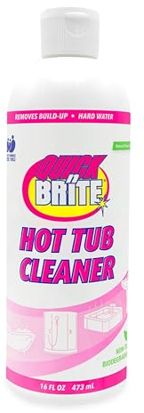 Quick 'n Brite Heavy Duty Hot Tub Cleaner - Non-abrasive Cleaning Gel, 16 oz. (Packaging May Vary)