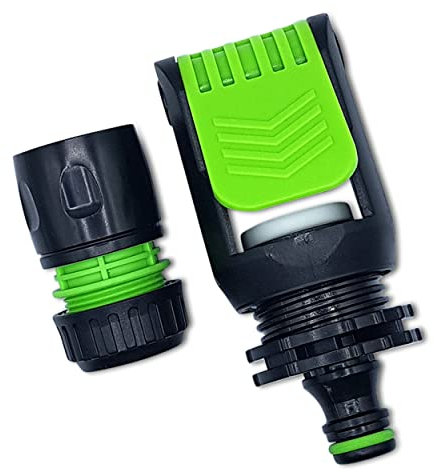 Tap Connector Adapter Mixer Indoor and Outdoor | Adjustable and Click-Lock | Includes Bonus Female Connector for 1/2 or 5/8 Hose | Perfect for Kitchen, Garden, Bath. Set by MYPURECORE