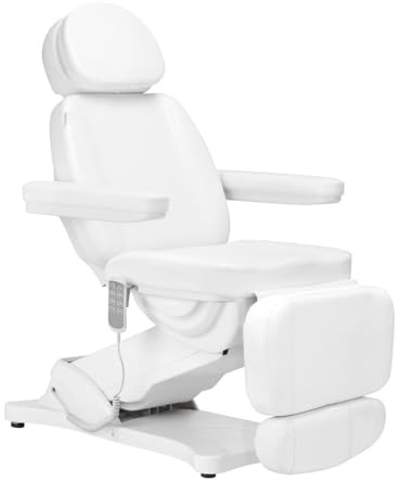 ACTIVESHOP Elektrischer Kosmetikstuhl Sillon Classic, 4 Motoren, weiß
