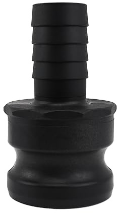 Camlock Adapter to Hose Tail IBC Tank Garden Water Transfer DNA PACKAGING LTD ((2 inch) Camlock Adapter x (1.25 inch) Hose Tail)