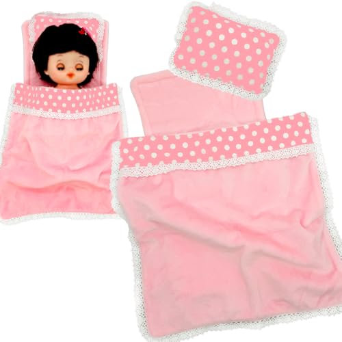 Baby-Puppenzubehör, Bettwäsche, weiche Decke, Matratzenkissen für Puppen von 20,3 bis 30,5 cm, Geschenke für Puppenhaus