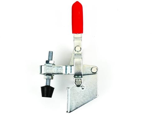 INGDAUM® Confezione da 8 morsetti a ginocchiera GH-101B, verticale, forza di tenuta 100 kg (8, GH-101B)