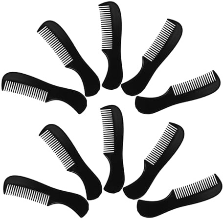 CANIGHT 10stücke Bartkamm Für Männer Teiliges Praktischer Stylingkamm Für Bart Haare Und Augenbrauen Geeignet Für Haartypen Tragbar Und Langlebig