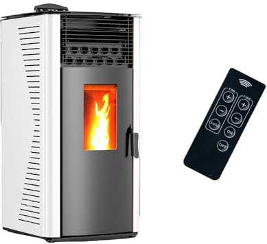 Anita Luft-Pelletofen 12 kW weiß Sannover