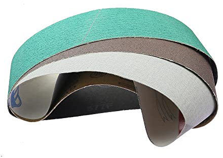 Keramik Sand Band Siliziumkarbid Sand Band 1PC 610 * 100mm Schleifbänder 24*4 Schleifband for Holz Metall Polieren Schleifwerkzeug(P240 AO)