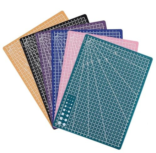 NihaoWXM Schneidematte Schneidematte for Bastler, Quilt-Schneideunterlage, professionelles Schneidematten-Brett-Set for Heimwerker(Random A4)