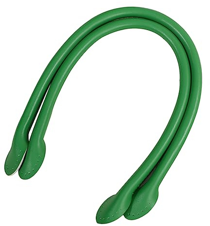 HAWILLOSCH Leder Handtaschenriemen 40Cm Grüner Taschengriff Ersatz Schultergurt Für DIY Einkaufstasche Und Handtasche Zubehör