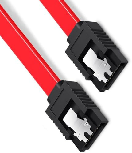 Xanorrg Sataiii 6gb/s Blocco Cavo Blocco Flessibile 50 Cm Lunghezza Spazio Risparmio SATA3.0 per I Dati dei Server per Computer con Chiusura