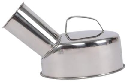 rongweiwang Orinatoio maschile in acciaio Per inox, orinatoi portatili, per campeggio, viaggi, anziani, vasino da viaggio per uomini anziani, comodino per esterni