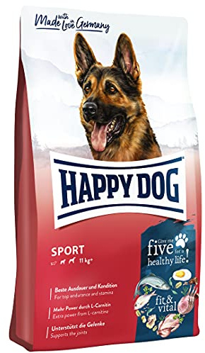 Happy Dog 60776 – Supreme fit & vital sport – helfoder för hundar inom prestation-/sportområdet – 14 kg innehåll