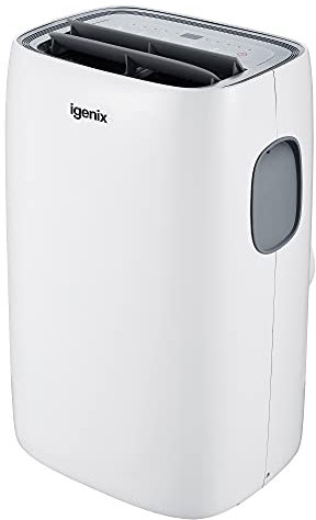 Igenix IG9919 9000 BTU 4-in-1 Portable Air Conditioner, Cooling, Fan, Dehumidifier & Heating Functions, 24 Hour Timer, Remote Control & Window Venting Kit Included