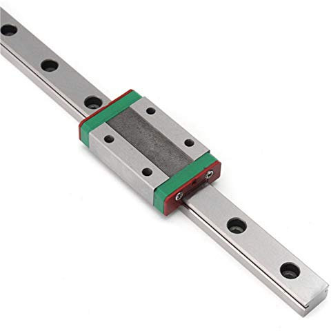 KHJK Guides de Mouvement linéaire Guide de Rail linéaire MG12 300mm- 950mm avec Bloc Coulissant linéaire MGI12H Blocs de Machine à Commande numérique CNC Pièces Chfeng-g (Guide Length : 750mm)