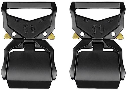 Gürtelschnalle 2er Set hochwertige Metallschnalle für Militärgürtel und Gürtel mit 40mm Breite DIY Rucksack Taschen Gürtel Schnalle