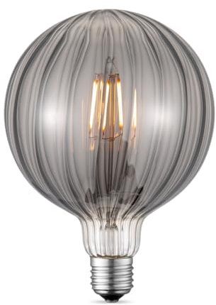 Home Sweet Home Edison Vintage E27 | LED-Filament-Leuchtmittel Carbon | G125 Global LED-Lampe | Rauch | Dimmbar | 4W 140lm 1800K | warmweißes Licht | für E27-Fassungen