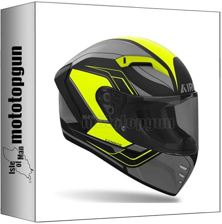 Airoh Integralhelm cnd31 Connor Dunk Gelb matt Gr. XXL mototopgun