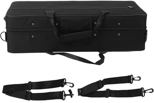 INIFLM Trompetentasche Trompetentasche Rucksack Koffer Mehrere Fächer Oxford Tuch Trompete Gigbag Trompetenkoffer mit Schultergurt Oxford Tuch Trompete Koffer Koffer