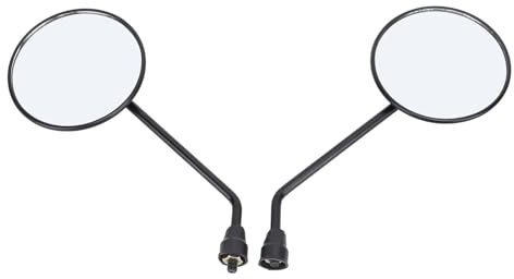 Universal M8 Verstellbarer Runder Motorradspiegel, Rückspiegel, Passend für ST50 ST70 CL70 CT90 CL90 S90, Retro-Motorradspiegel
