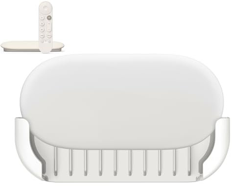 TV Set-top Box Stand for 2024 Google TV Streamer 4K Drop-Proof and Shock-Absorbing Unsealed Heat Dissipation