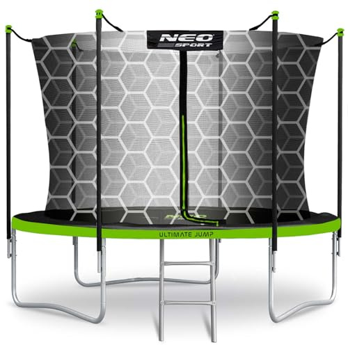 Neo-Sport Trampolin Für Kinder Outdoor Garten Mit Innennetz Leiter Gartentrampolin