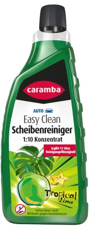Caramba Easy Clean Scheibenreiniger Konzentrat 1:10, für die Auto-Scheibenwaschanlage, Glasreiniger für Windschutz- und Heckscheibe, 1 l