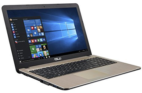 Asus X540NA-GQ017T Notebook, Display da 15.6, Processore Celeron N3350, 1.1 GHz, HDD da 500 GB, 4 GB di RAM, Chocolate Black [Layout Italiano]