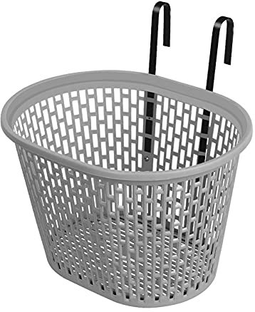 RENSHENKTO 1 x Fahrrad-Lenkerkorb, Fahrradkorb, für Mountainbike, Picknick, Einkaufen, wasserdicht, regendicht, Fahrradzubehör, weiß