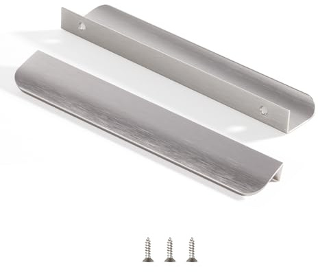 sunlithor GebüRsteter Edelstahl Schrankgriffe FüR KüChengriffe MöBelgriffe KüChenschräNke Schubladengriffe Vintage Packung mit 5 Stück 160mm BA 200mm Länge