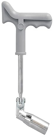 WOLFPACK LINEA PROFESIONAL Zündkerzenschlüssel mit Gelenk, 21 mm, mit T-Griff