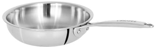 Cristel Castel'Pro - Mini sartén, 4 pulgadas de diámetro, construcción de 3 capas, segura para todas las cocinas + inducción