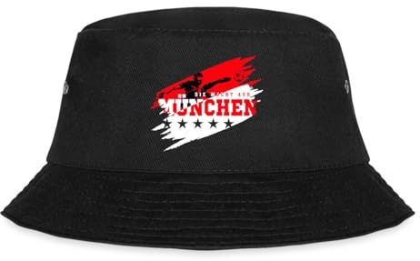 Die Macht Aus München Fußball Fan Bucket Hat Für Stylische Fans Fischerhut | Sonnenschutz Für's Stadion