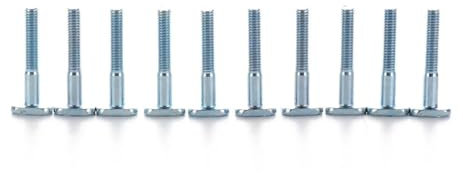 INPBZXOU 10 Stück M6 x 40 mm T-Nut-Schiebeschrauben für Gehrungs-T-Schiene, T-Nut-Gehrungs-Holzbearbeitungswerkzeug