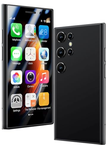 Hipipooo Mini Smartphone 3 Pulgadas Android 9.0, 4G Mini Teléfono Dual SIM, Batería 1950mAh, Cámara 3MP+5MP, Reconocimiento Facial, 2GB +16GB
