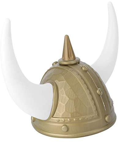 Yardenfun 1stück Ochsenhorn-helm Cosplay Hut Für Festivals Partys Und Karneval Brauner Kunststoffkopf Mit Horn-design Leicht Und Zu Tragen Für Fotos Und Erinnerungen