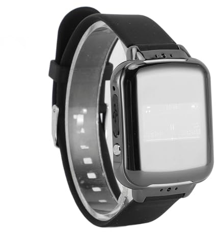 Smart Watch BT, Orologio con Registratore Vocale, Lettore MP3 BT4.2 con Riduzione del Rumore, Lettore di Libri di Orologi Sportivi, Braccialetto di Registrazione Ad Attivazione
