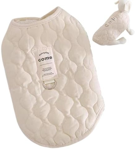 Hunde-Wintermantel, warme Hunde-Winterkleidung mit Loch für Geschirr, gepolstert, Winterzubehör für kleine, mittelgroße und große Hunderassen