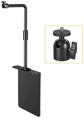 Universal Projector Stand & Tripod - Wall Mounted Bracket, Hidden Clip for Bedside & Sofa, PTZ Adjustable, No Hole Installation, Perfect for Home Theater & Presentations