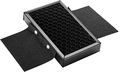 SHINEOFI Blitzlicht Wabengitter Reflektor Tragbar Speedlite Filter aus Langlebigem Material für Kamera Blitz mit Einfachem und Abbau Kompatibel mit Meisten Blitzschuhen für Präzise